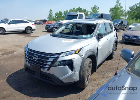 2025 Nissan Rogue Sv/Rc из США, поврежденный, VIN 5N1BT3BB3SC673927